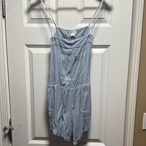 Billabong Sky Blue Denim Romper